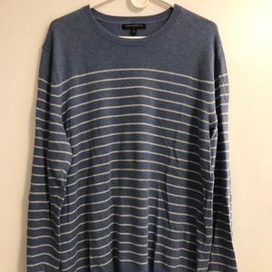 Banana Republic Blue Stripped Sweater Large